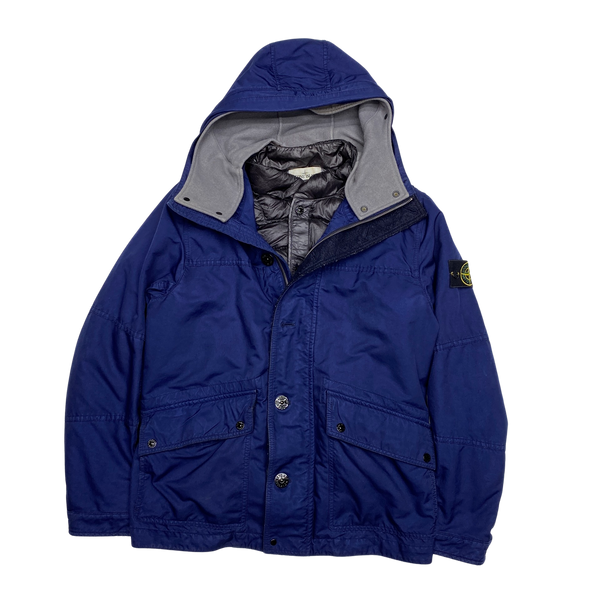 Stone Island 2014 Navy Blue Down Filled David TC Winter Jacket
