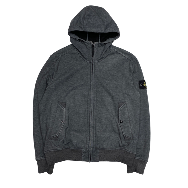 Stone Island 2014 Grey Fleece Lined Soft Shell R Jacket