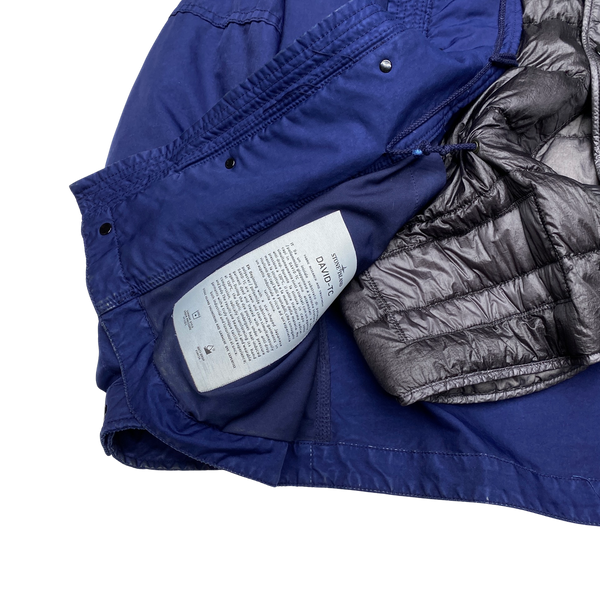 Stone Island 2014 Navy Blue Down Filled David TC Winter Jacket