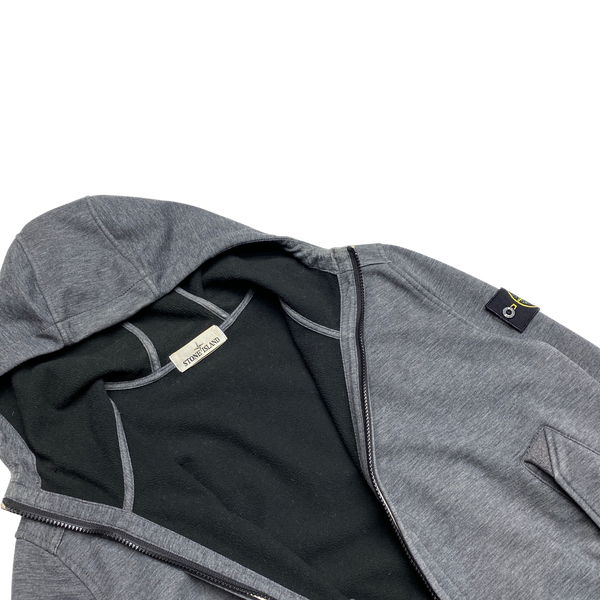 Stone Island 2014 Grey Fleece Lined Soft Shell R Jacket