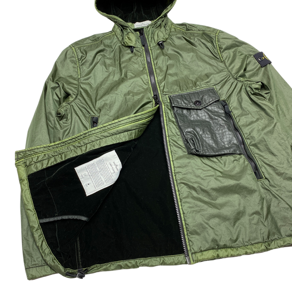 Stone Island Green Lamy Flock Jacket