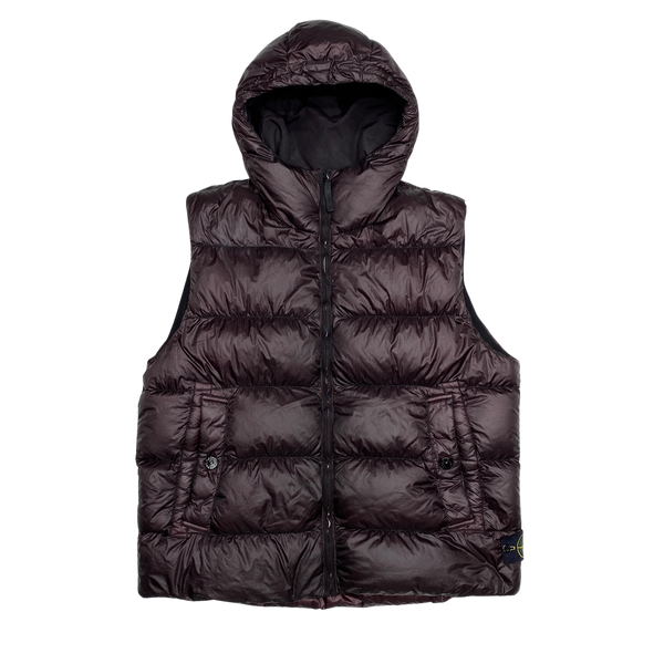 Stone Island 2013 Dark Purple Down Filled Gilet