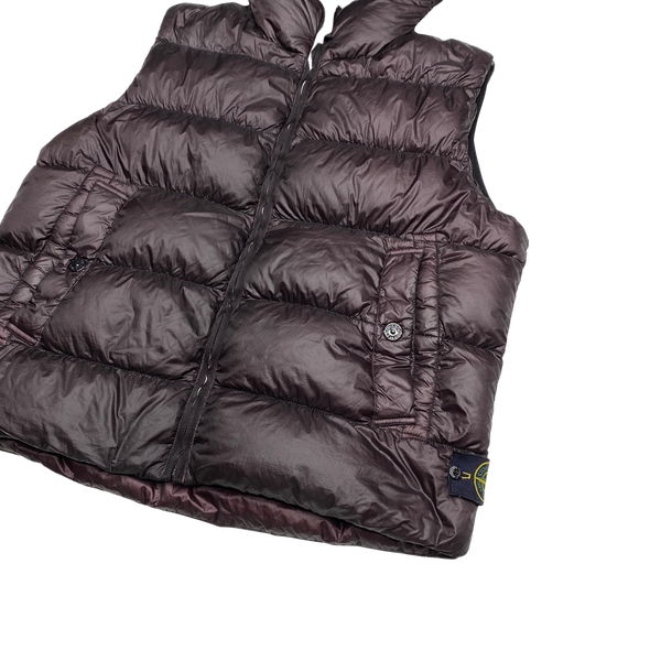Stone Island 2013 Dark Purple Down Filled Gilet