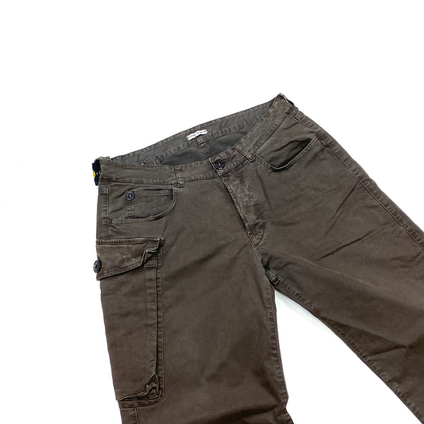 Stone Island Brown Cargo Trousers