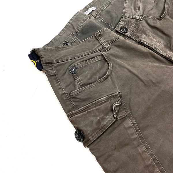 Stone Island Brown Cargo Trousers