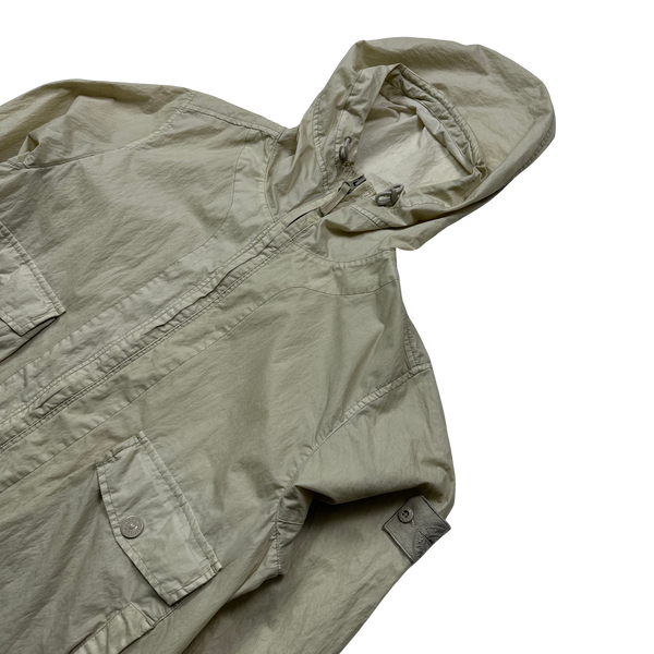 Stone Island 2019 50 Fili Resinata Ghost Parka Jacket - Medium