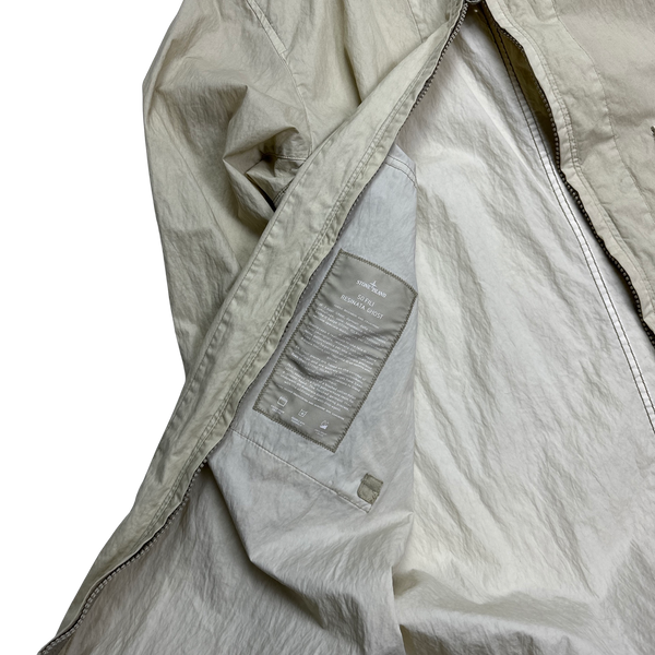 Stone Island 2019 50 Fili Resinata Ghost Parka Jacket - Medium