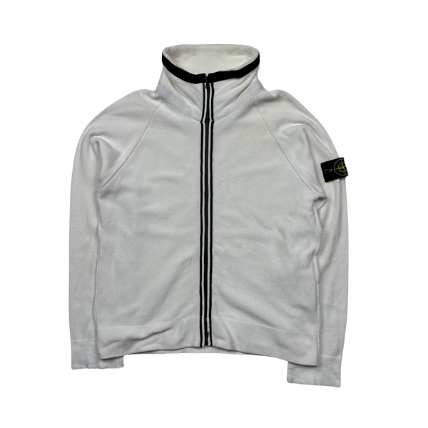 Stone Island 2004 Cotton Knit Zipped Jumper - Large