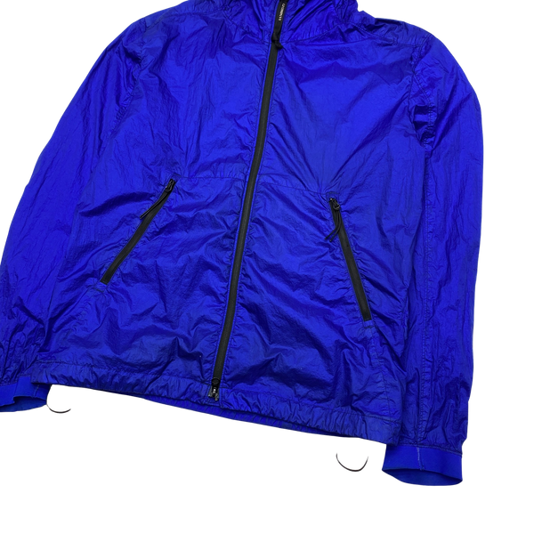 CP Company Blue Nyfoil Hooded Jacket