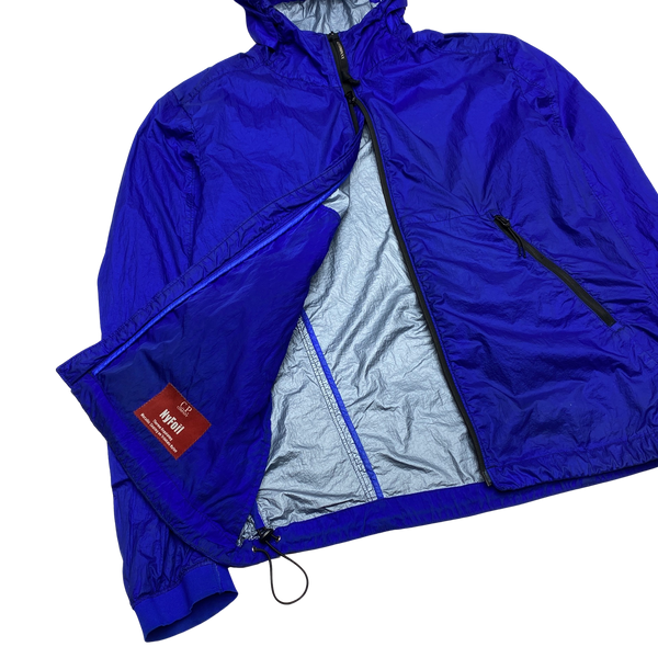 CP Company Blue Nyfoil Hooded Jacket
