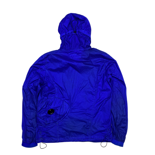 CP Company Blue Nyfoil Hooded Jacket