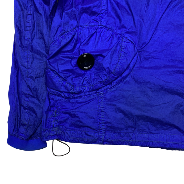 CP Company Blue Nyfoil Hooded Jacket