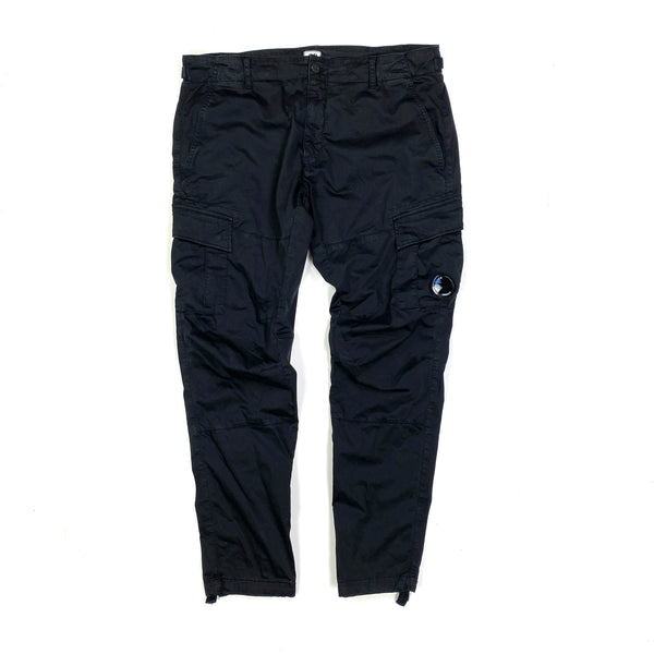 CP Company Black Ergonomic Fit Cargos