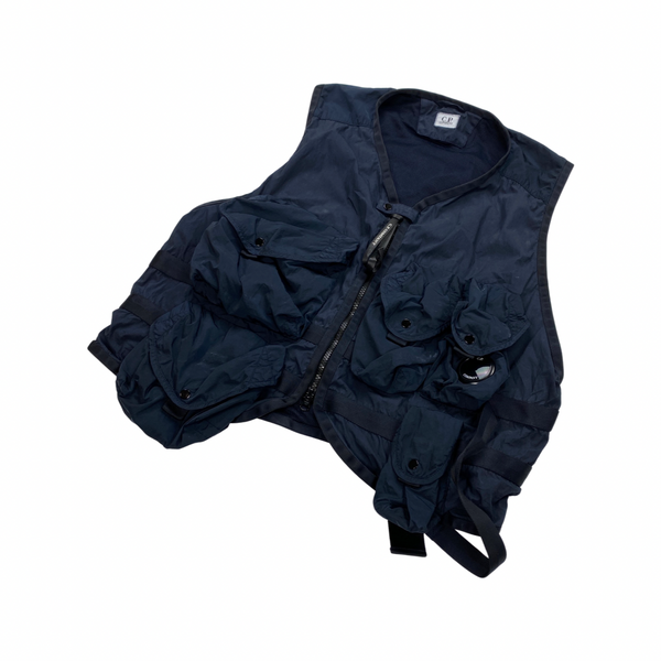 CP Company Navy 50 Fili Utility Vest