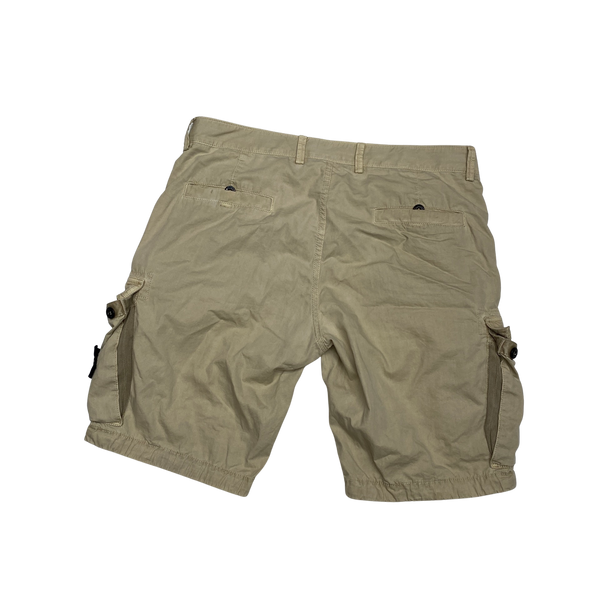 Stone Island 2016 Beige Cargo Shorts