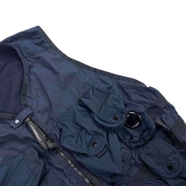 CP Company Navy 50 Fili Utility Vest