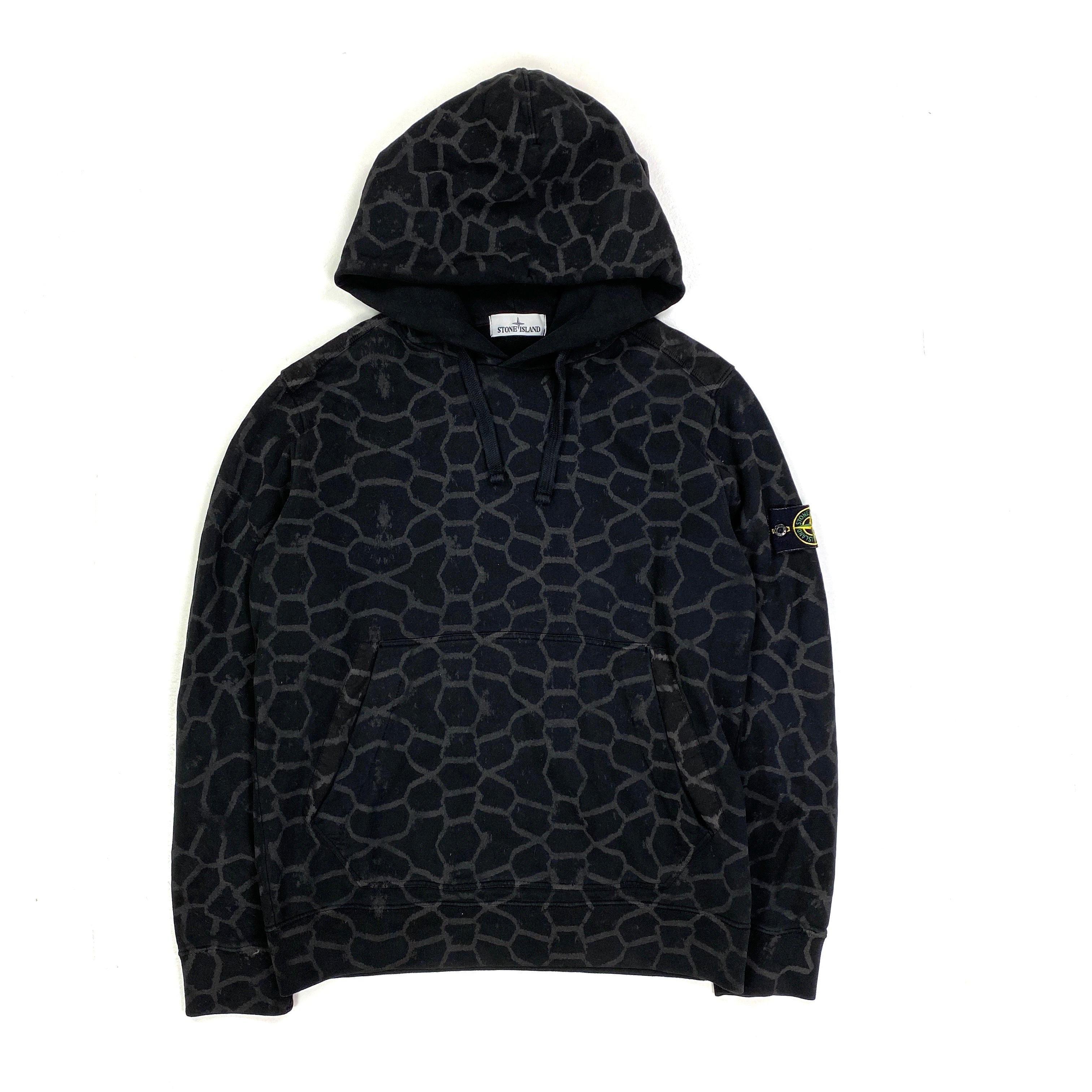 Stone island camo hoodie top