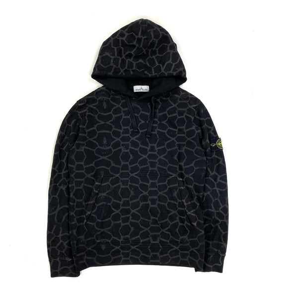 Stone Island 2014 Tortoise Shell Camo Pullover Hoodie