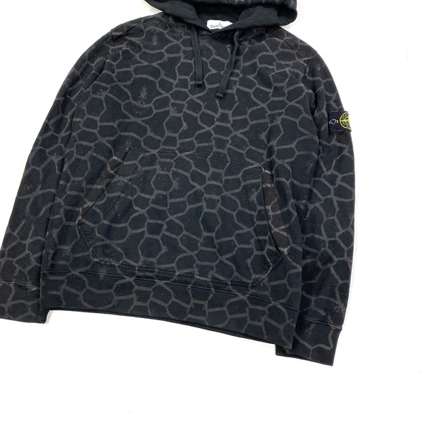 Stone Island 2014 Tortoise Shell Camo Pullover Hoodie