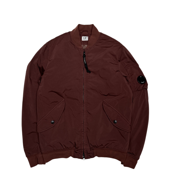 CP Company Maroon Nycra Quilted Jacket