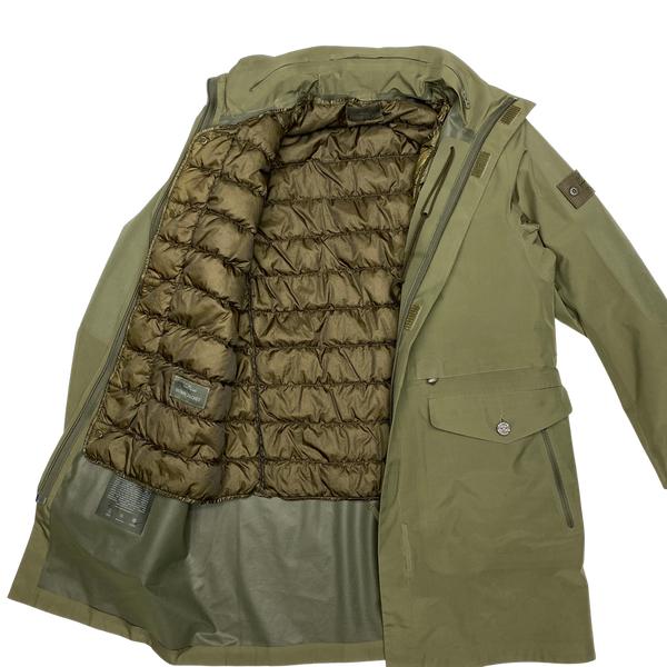 Stone Island 2017 Khaki Ghost Tank Shield Jacket