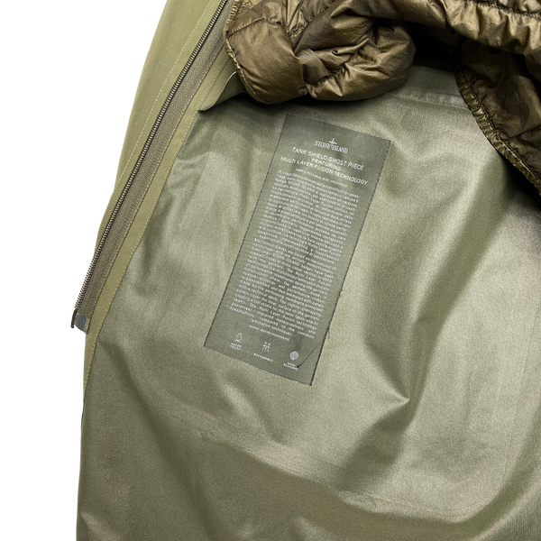 Stone Island 2017 Khaki Ghost Tank Shield Jacket