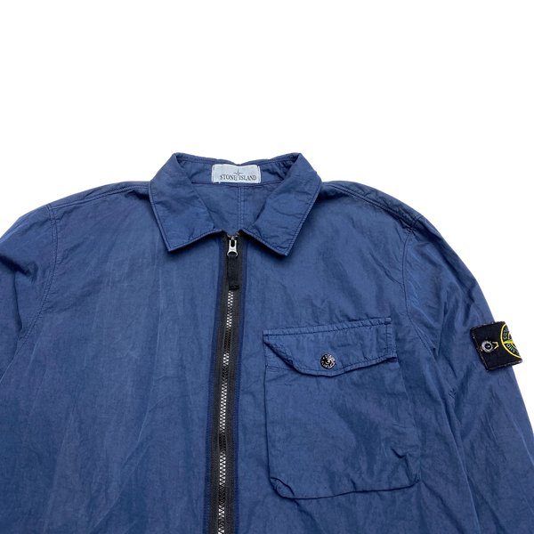 Stone Island 2019 Blue Cotton Overhsirt