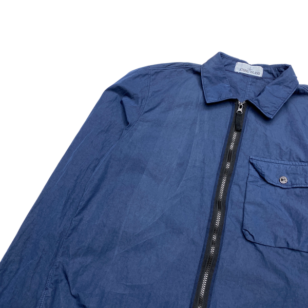 Stone Island 2019 Blue Cotton Overhsirt