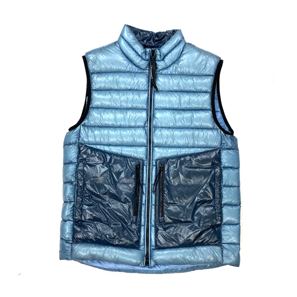 CP Company Light Blue Down Filled Gilet