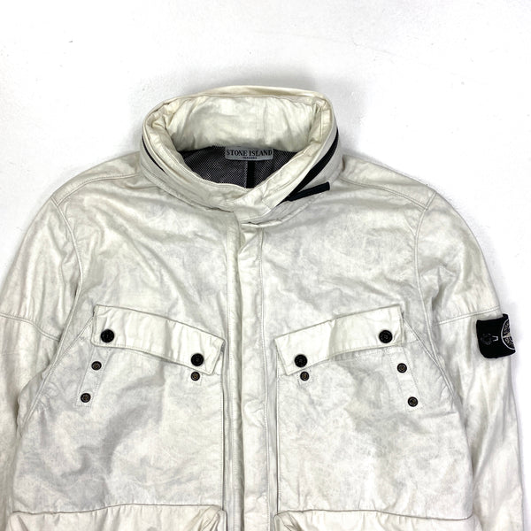 Stone Island 2009 White Tyveck Multi Pocket Jacket