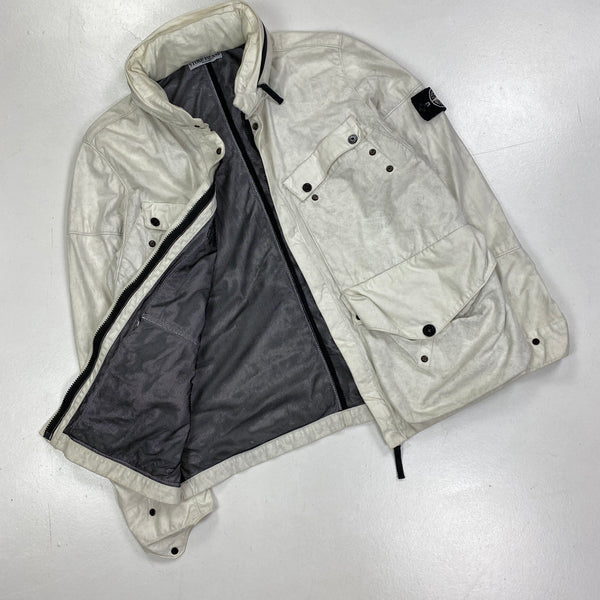 Stone Island 2009 White Tyveck Multi Pocket Jacket