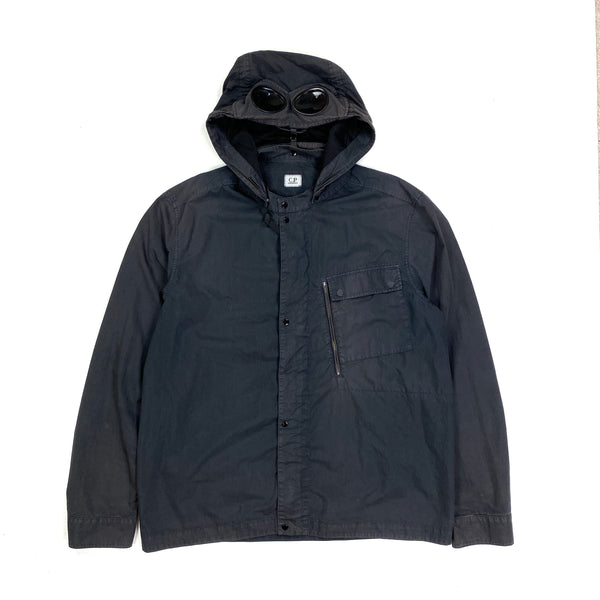 CP Company Charcoal Cotton Goggle Jacket