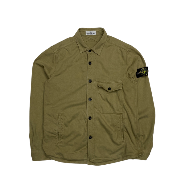 Stone Island 2014 Thick Cotton Khaki Overshirt