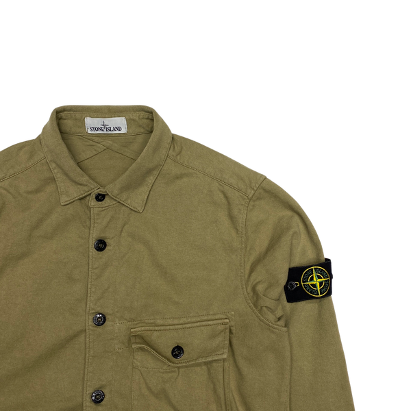 Stone Island 2014 Thick Cotton Khaki Overshirt