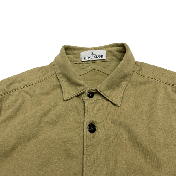 Stone Island 2014 Thick Cotton Khaki Overshirt