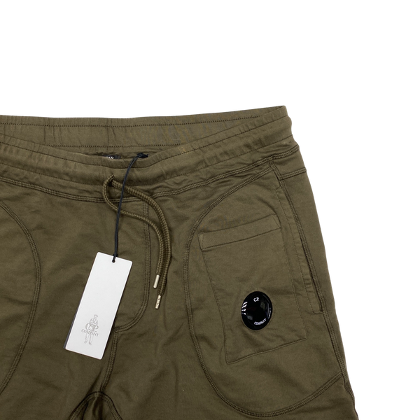 CP Company Khaki Lens Viewer Cotton Shorts