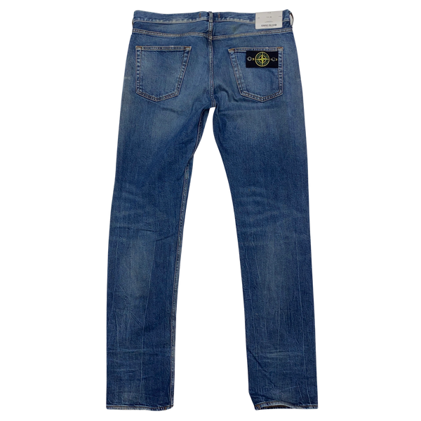Stone Island 2016 Slim Light Wash Denim Jeans