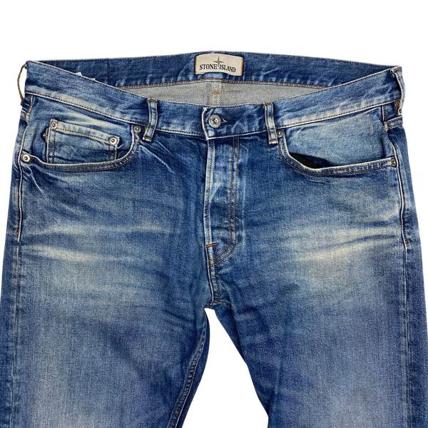 Stone Island 2016 Slim Light Wash Denim Jeans