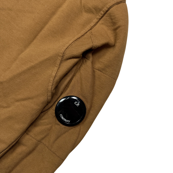 CP Company Brown Lens Viewer Crewneck Sweatshirt - Small