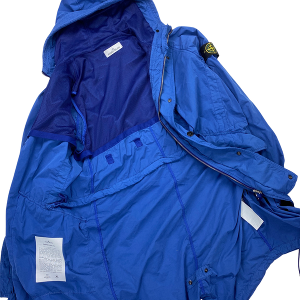 Stone Island Blue David Light TC Fishtail Parka Jacket