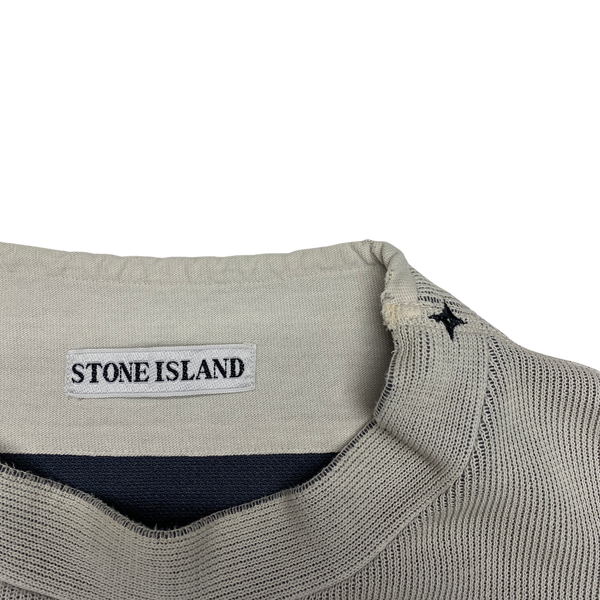 Stone Island 1998 Ribbed Cotton Vintage Jumper