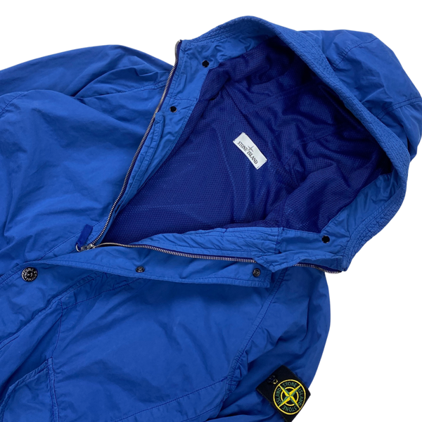 Stone Island Blue David Light TC Fishtail Parka Jacket