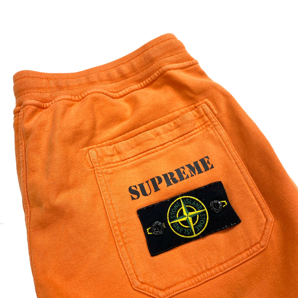 Stone Island x Supreme Orange Joggers