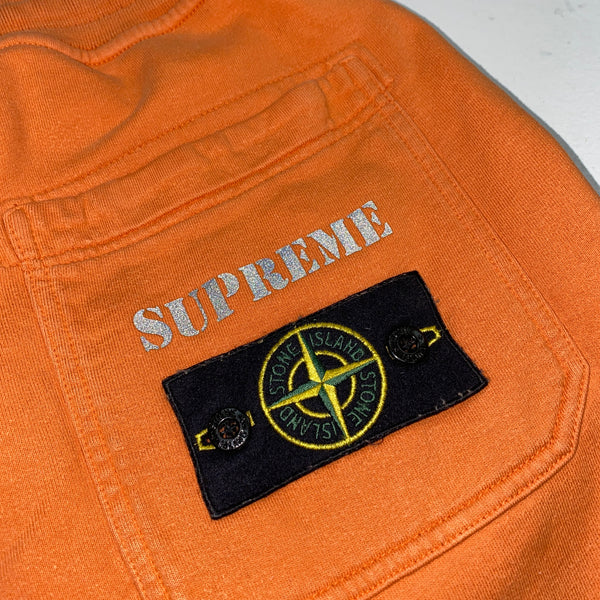 Stone Island x Supreme Orange Joggers