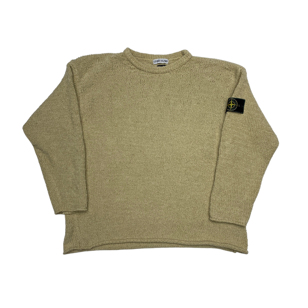 Stone Island 1995 Vintage Chenille Knit Jumper