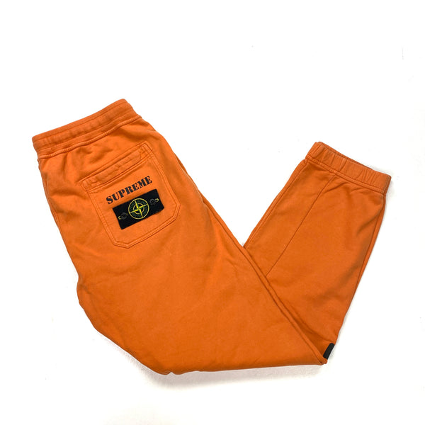 Stone Island x Supreme Orange Joggers