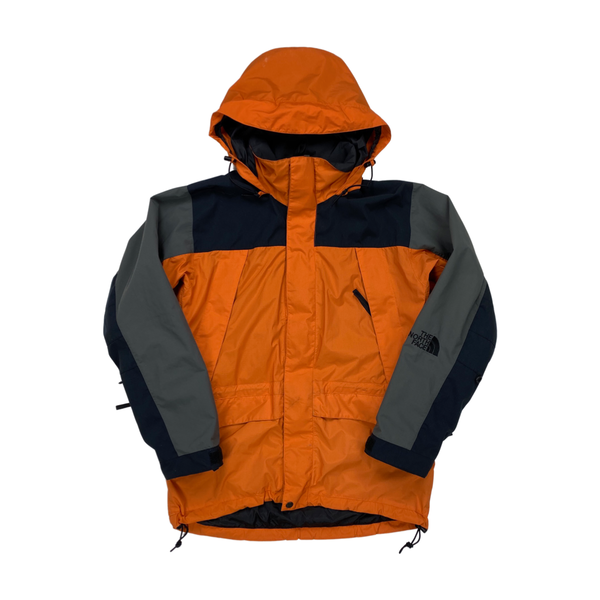North Face Orange Waterproof Rain Jacket