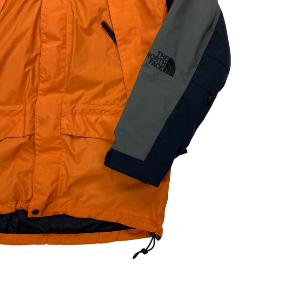 North Face Orange Waterproof Rain Jacket