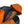 Load image into Gallery viewer, North Face Orange Waterproof Rain Jacket
