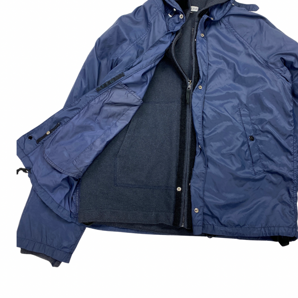Stone Island Vintage 3 In 1 Navy Hooded Jacket